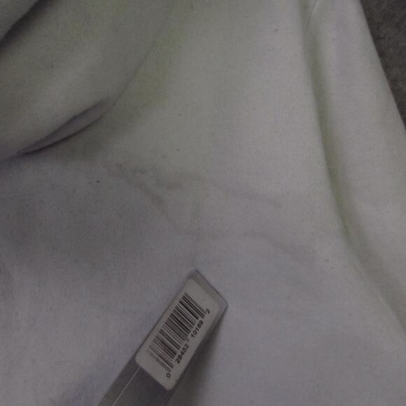 Aeropostale Hoodie Womens Medium White Zip Up Sweatshirt AERO 1987 Graphic - Picture 16 of 16